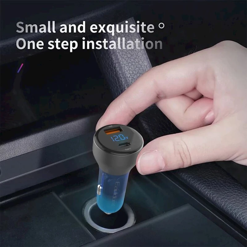 Автомобильное зарядное устройство Earldom ES-CC10 Black Автомобильное зарядное устройство Earldom ES-CC10 Black