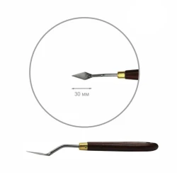 Mastixin Rosa Talent Classic, paslanmayan polad/taxta, romb mini, 3 sm, № 40