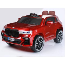 Uşaq elektrik avtomobili 8_12V BMW X8, 1-5 yaş, qırmızı