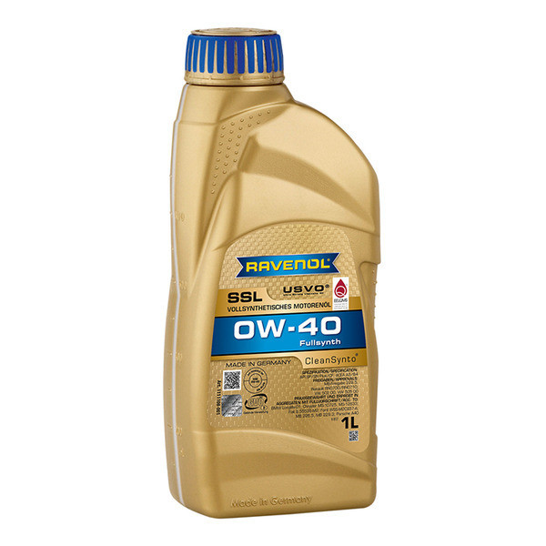 Моторное масло Ravenol SSL 0W-40, 1 л Моторное масло Ravenol SSL 0W-40, 1 л