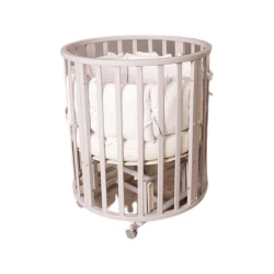 Детская кроватка Лаура 9in1, бежевая Детская кроватка Лаура 9in1, бежевая