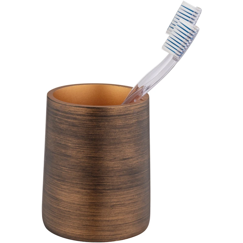 Стакан для зубных щеток Wenko Palena, коричневый Стакан для зубных щеток Wenko Palena, коричневый