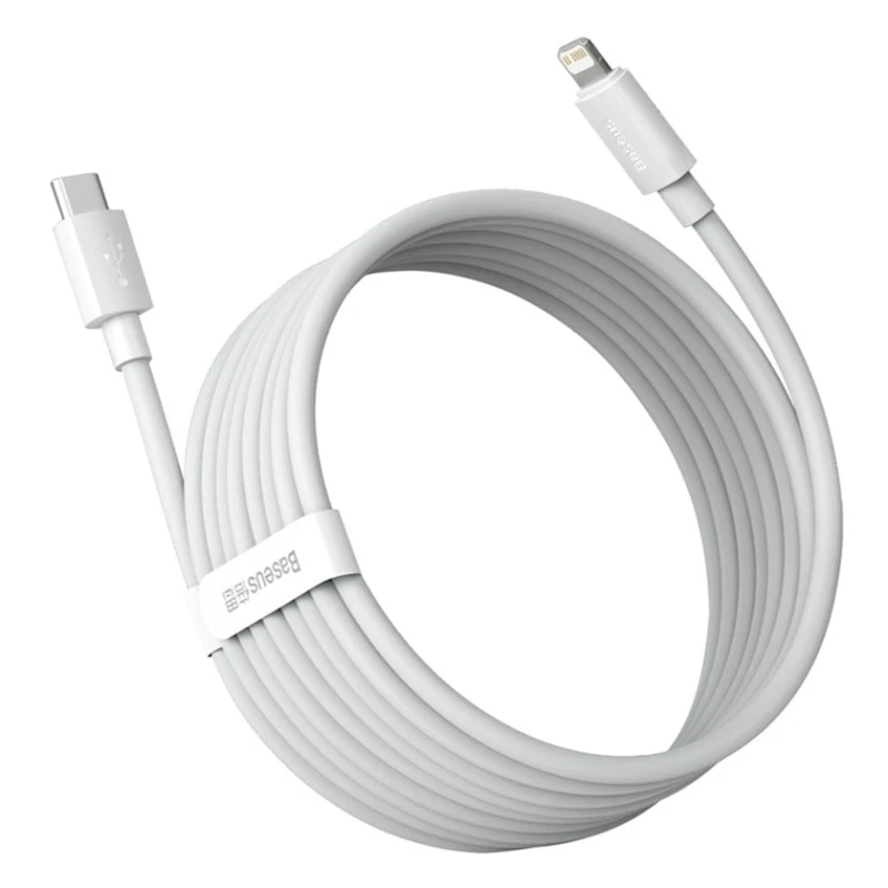 Кабель USB Baseus Simple Wisdom Data Cable Kit USB 3.0 to Lightning (2PCS/Set) 2.4 А 1.5 м