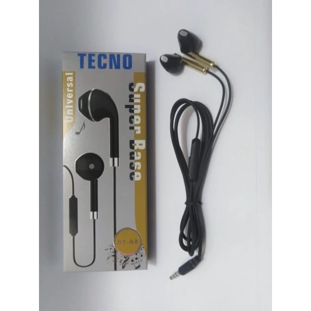 Наушники Tecno Super Base Universal RT-A8 Наушники Tecno Super Base Universal RT-A8