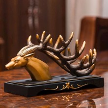 Şərab üçün tutacaq Deer Head ezzy_6291, 19x17x36 sm