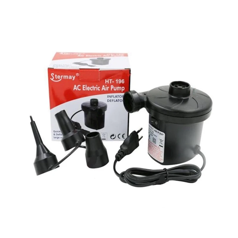 Электрический насос Stermay Air Pump HT-196, Черный, 117х100х162 мм, 500 г Электрический насос Stermay Air Pump HT-196, Черный, 117х100х162 мм, 500 г