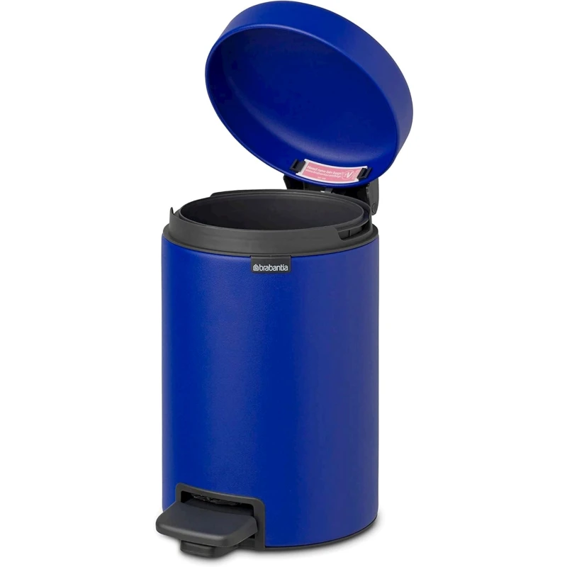 Zibil vedrəsi pedal ilə Brabantia NewIcon Powerful Blue, 3 l
