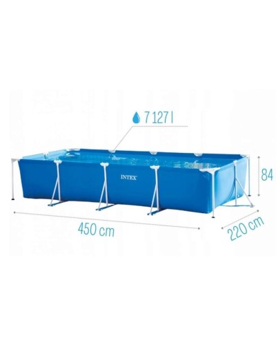 Şişmə hovuz Intex H282025273NP, göy, 450x220x84 sm, 7127 l