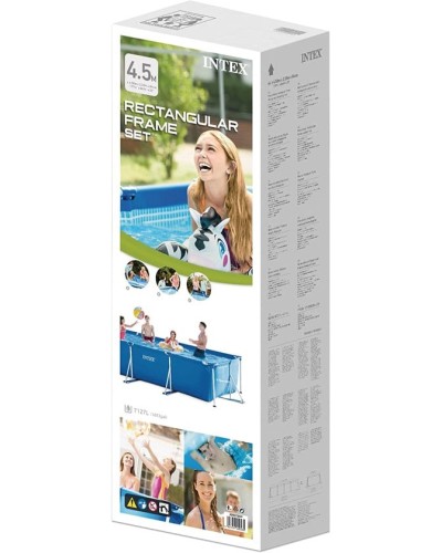 Şişmə hovuz Intex H282025273NP, göy, 450x220x84 sm, 7127 l