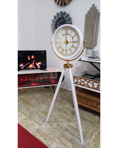 Döşəməüstü saat Tripod TS-003, ağ, 150x40 sm