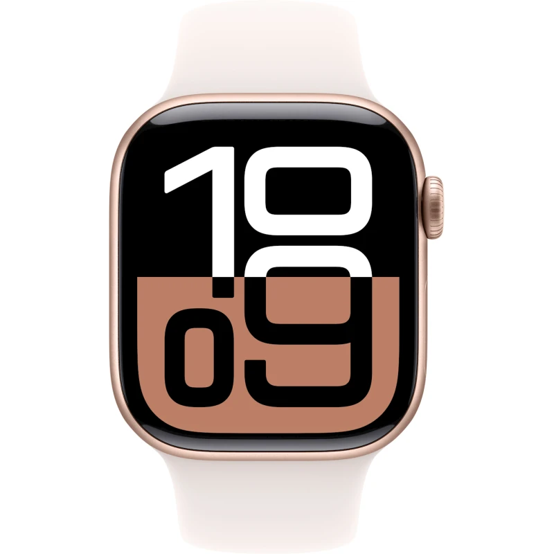 Умные часы Apple Watch Series 10 GPS 42mm Rose Gold Aluminium Case with Light Blush Sport Band - M/L