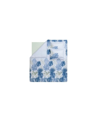 Yataq dəsti Yataş Corinna yorğan üzü 200x220, mələfə 240x260, yastıq üzü 50x70, ikinəfərlik, mavi