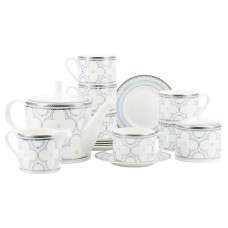 Çay servizi Gipfel Patricia 42853, 15 parça, 6 nəfərlik, sümük farfor, rəngbərəng