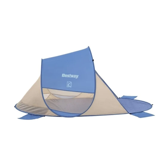 Çimərlik tenti Bestway 68107 Beach Quick 2, ikinəfərlik, polyester/polietilen, 200x120x90 cm, göy/bej, 1.12 kq Çimərlik tenti Bestway 68107 Beach Quick 2, ikinəfərlik, polyester/polietilen, 200x120x90 cm, göy/bej, 1.12 kq