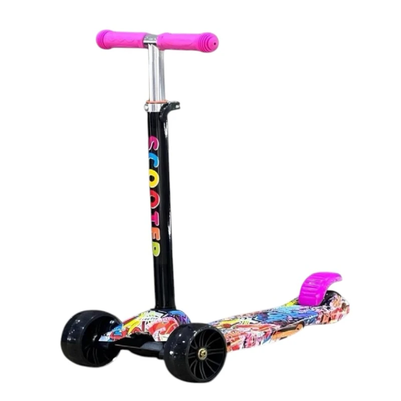 Детский самокат SL-3BZ-1_RB_210967, розовый