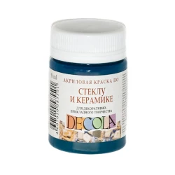 Акриловая краска Decola, бирюзовая, 50 мл