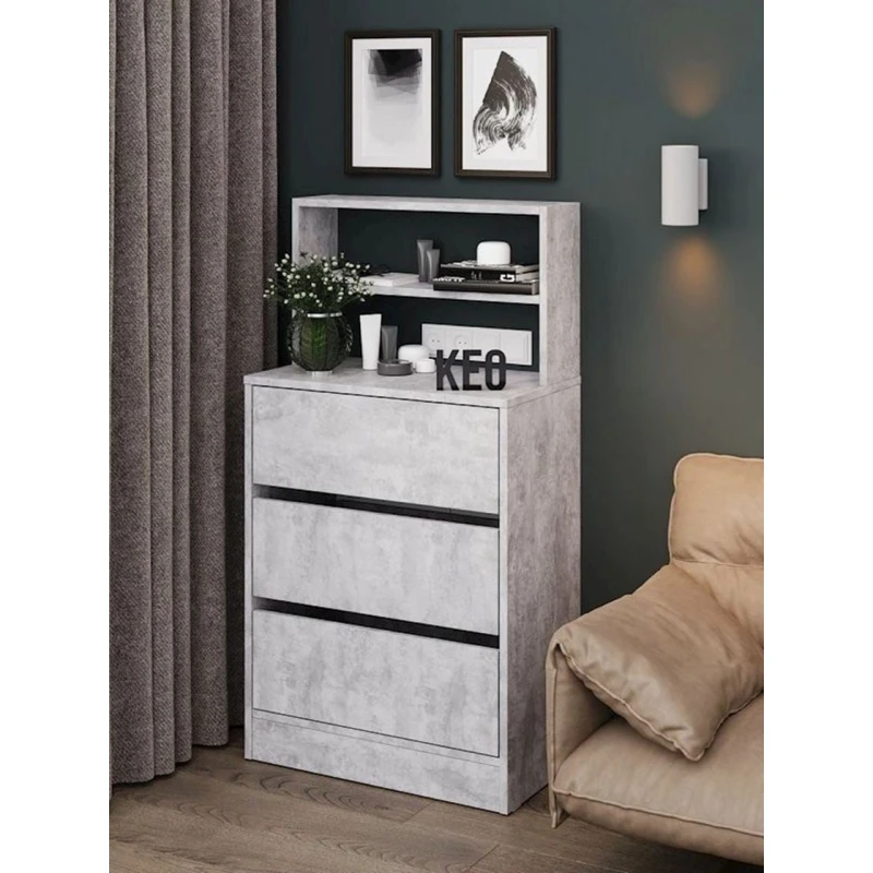 Komod, 110.6x59.2x32.8 sm, LDSP, boz