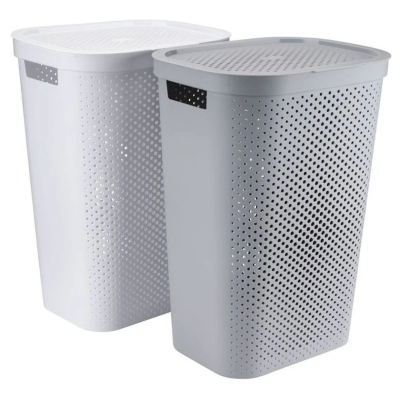 Çamaşır üçün səbət JYSK Infinity plastik, boz Çamaşır üçün səbət JYSK Infinity plastik, boz