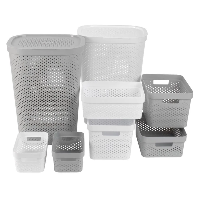 Çamaşır üçün səbət JYSK Infinity plastik, boz Çamaşır üçün səbət JYSK Infinity plastik, boz