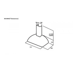 Кухонная вытяжка Bompani BOCR604/ T