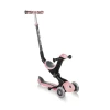 Складной скутер Globber Go Up Deluxe Play Lights, черный/розовый