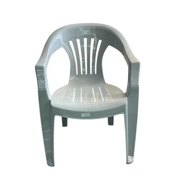 Садовый стул Kapitashi MBL-6022-2, пластик, серый, 80x58 см Садовый стул Kapitashi MBL-6022-2, пластик, серый, 80x58 см