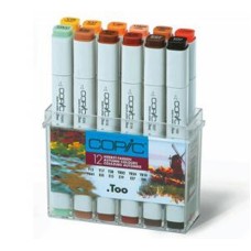 Markerlər Copic Classic Autumn Set, 12 ədəd