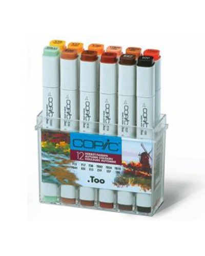 Markerlər Copic Classic Autumn Set, 12 ədəd