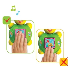 İnteraktiv oyuncaq Азбукварик 1658 Азбука с Черепашкой, sarı, 3+ yaş