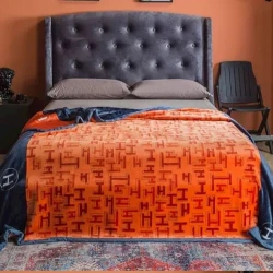 Плед Casadoro ET-1334, двуспальное, бамбук, разноцветный, 220x230 см