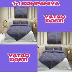 Комплект постельного белья Narlı DD-008, простыня 220х240 см, пододеяльник 200x220 см, наволочки 50x70 см 2 шт