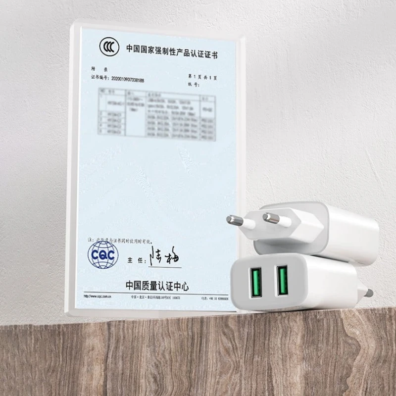 Сетевое зарядное устройство Dudao A2EU 2.4A, Белый Сетевое зарядное устройство Dudao A2EU 2.4A, Белый