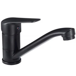 Смеситель для раковины Deante Boro BMO N26M, с оборачиваемым изливом, латунь, черный