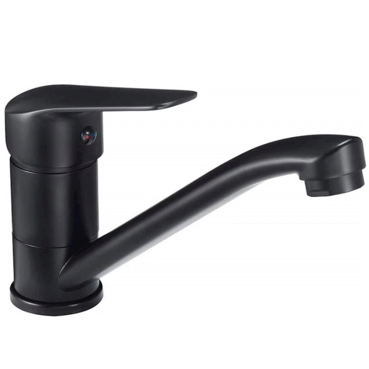 Смеситель для раковины Deante Boro BMO N26M, с оборачиваемым изливом, латунь, черный