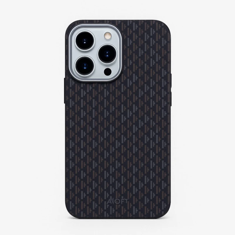 Çexol Carbon Fiber Apple iPhone 15 Pro üçün Black