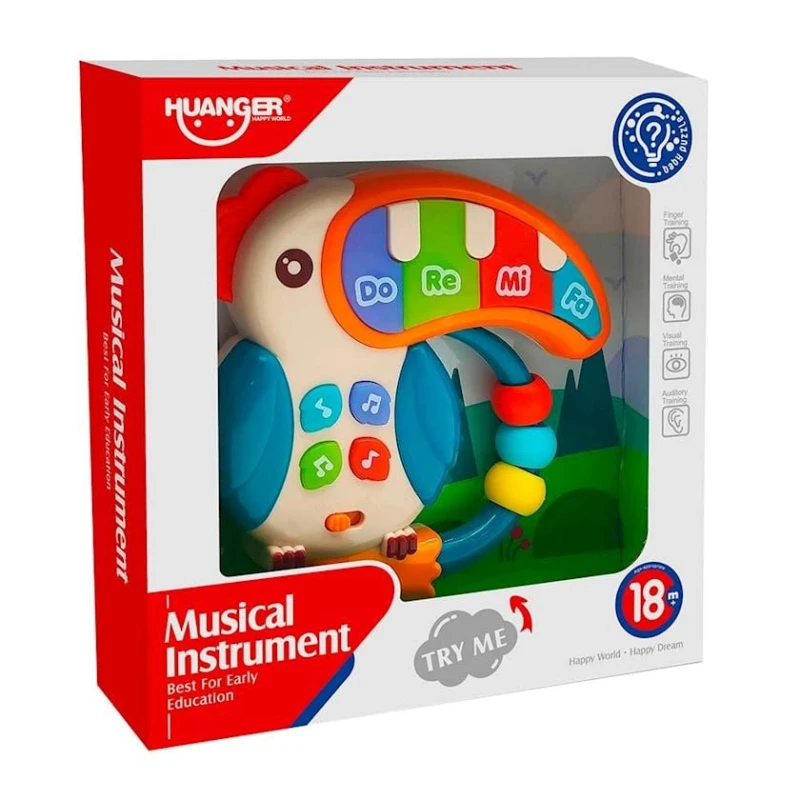 İnteraktiv oyuncaq Huanger Musical Instrument HE0532, 18 ay+ İnteraktiv oyuncaq Huanger Musical Instrument HE0532, 18 ay+