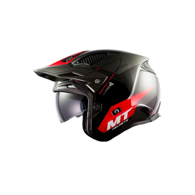 Мотошлем MT Helmets District SV Summit H5 Gloss Red M Мотошлем MT Helmets District SV Summit H5 Gloss Red M