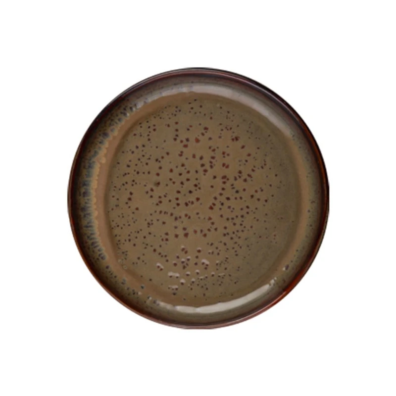 Тарелка ID-Fine Hazel Jord, керамика, коричневая, 20 см Тарелка ID-Fine Hazel Jord, керамика, коричневая, 20 см