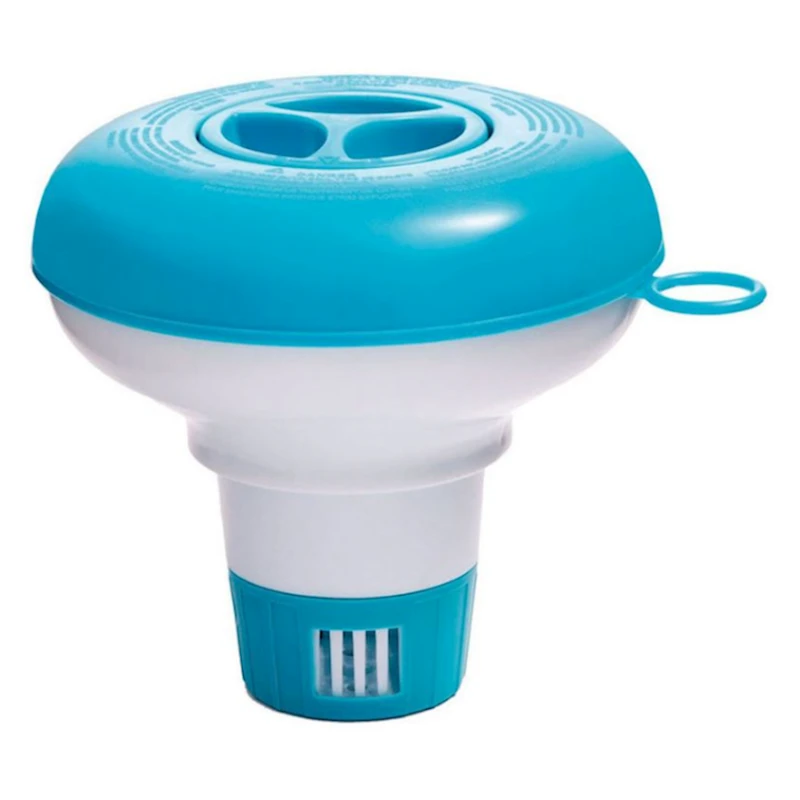 Плавающий мини-поплавок дозатор для химии Intex 29040, синий