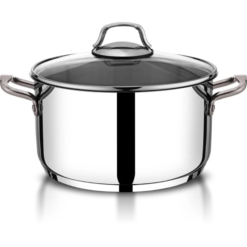 Кастрюля Burner Bermuda, нержавеющая сталь, серебристая, 22x12 см Кастрюля Burner Bermuda, нержавеющая сталь, серебристая, 22x12 см