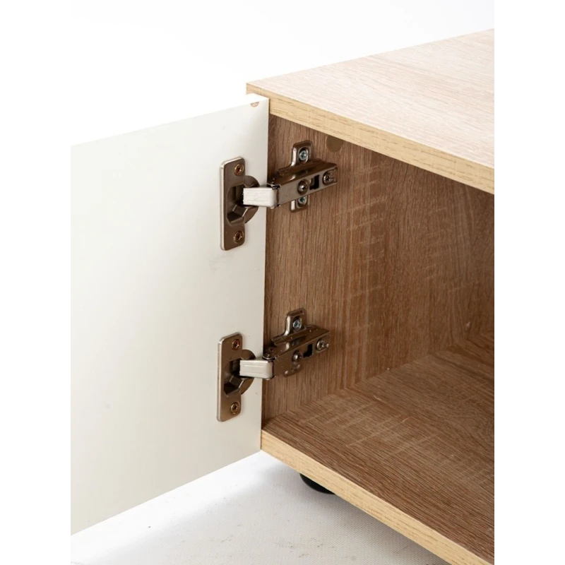 Televizor altına tumba Letta, LDSP, ağ/bej, 24x33x102 sm