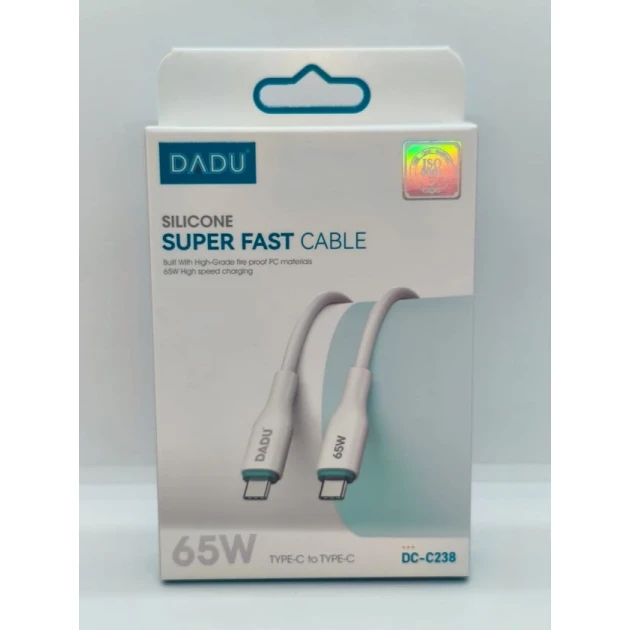 Кабель Dadu DC-C238 Type-C to Type-C 65W Кабель Dadu DC-C238 Type-C to Type-C 65W