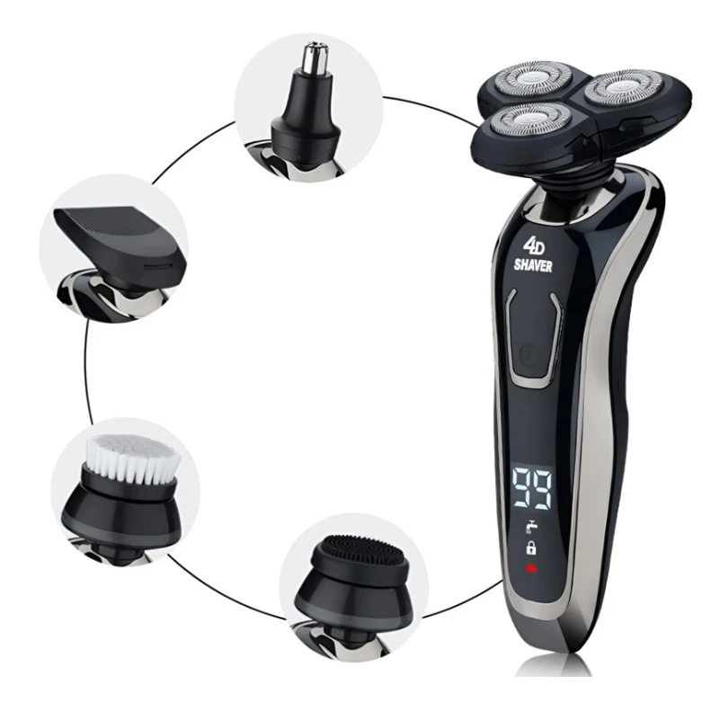 Электробритва Gertzy 4D 6 в 1 умный цифровой экран Электробритва Gertzy 4D 6 в 1 умный цифровой экран