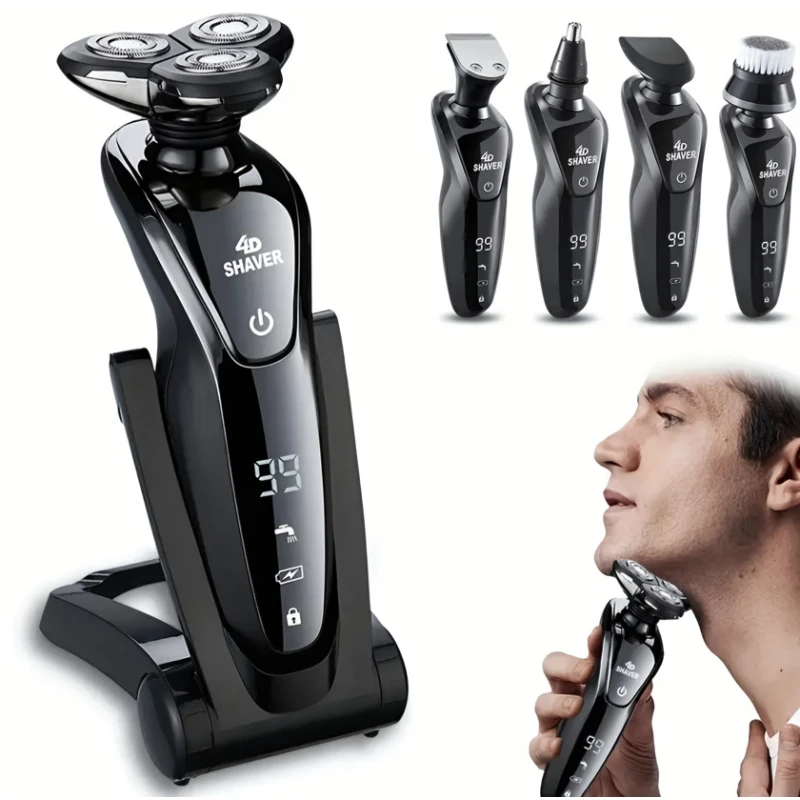 Электробритва Gertzy 4D 6 в 1 умный цифровой экран Электробритва Gertzy 4D 6 в 1 умный цифровой экран