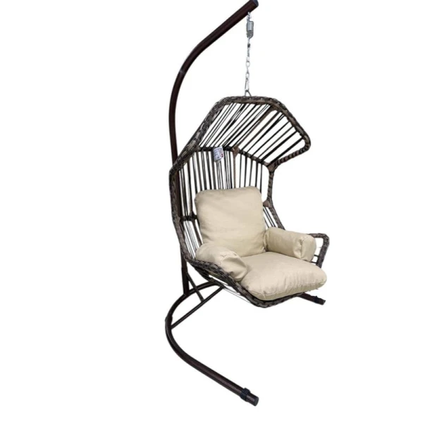 Садовые качели Capri Swings AKCAY MyGardenBaku_10003, одноместные, коричневые Садовые качели Capri Swings AKCAY MyGardenBaku_10003, одноместные, коричневые