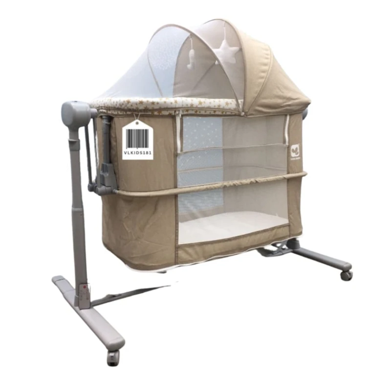 Люлька-качалка Cool Baby VL-KIDS-181, бежевая
