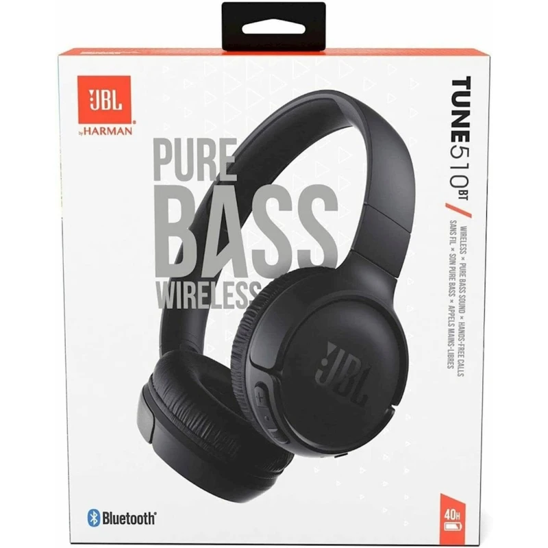 Беспроводные наушники JBL Tune 510BT Black (JBLT510BTBLK) Беспроводные наушники JBL Tune 510BT Black (JBLT510BTBLK)