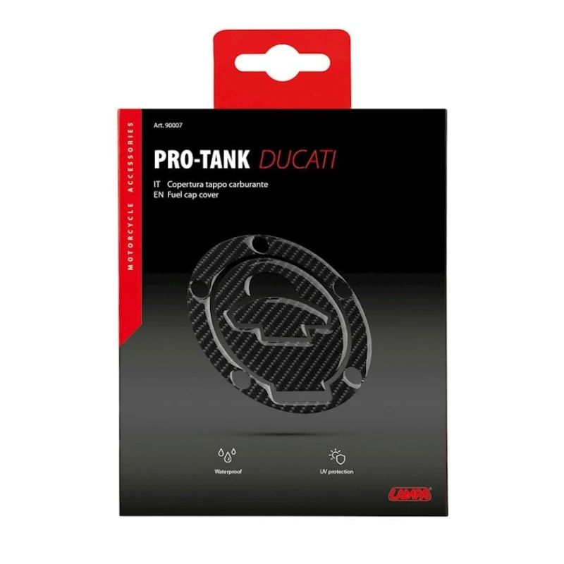Motosikl benzin çəni üçün qoruma Lampa 90007 for Ducati Carbon Motosikl benzin çəni üçün qoruma Lampa 90007 for Ducati Carbon