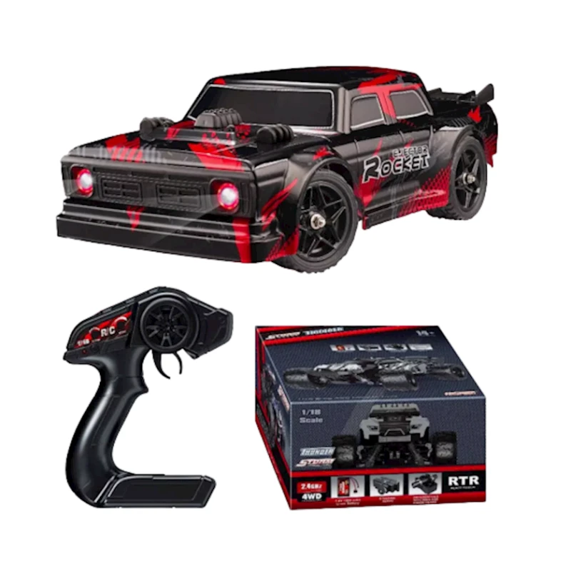 Машина радиоуправляемая с пультом управления Erocket HS16351, от 6 лет, красная/черная Машина радиоуправляемая с пультом управления Erocket HS16351, от 6 лет, красная/черная