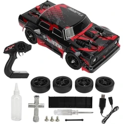 Машина радиоуправляемая с пультом управления Erocket HS16351, от 6 лет, красная/черная Машина радиоуправляемая с пультом управления Erocket HS16351, от 6 лет, красная/черная